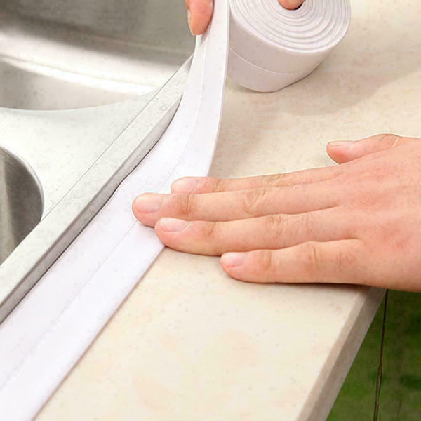 Waterproof Wall Corner Sealing Tape Self Adhesive Kitchen Bathroom Crevice Strip - Lets Party
