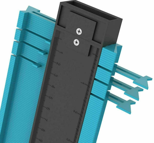 Saker Contour Duplication Gauge-Omnigauge Shape Copy Duplicator-Plastic Profile - Lets Party