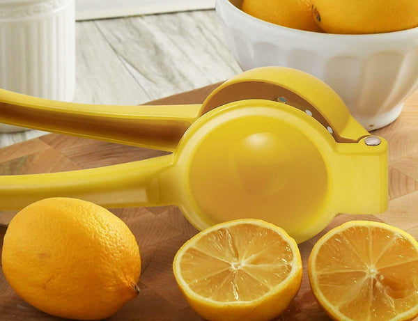 Premium Quality Metal Lemon Squeezer Handheld Juicer Presser Citrus Juice Lime - Lets Party