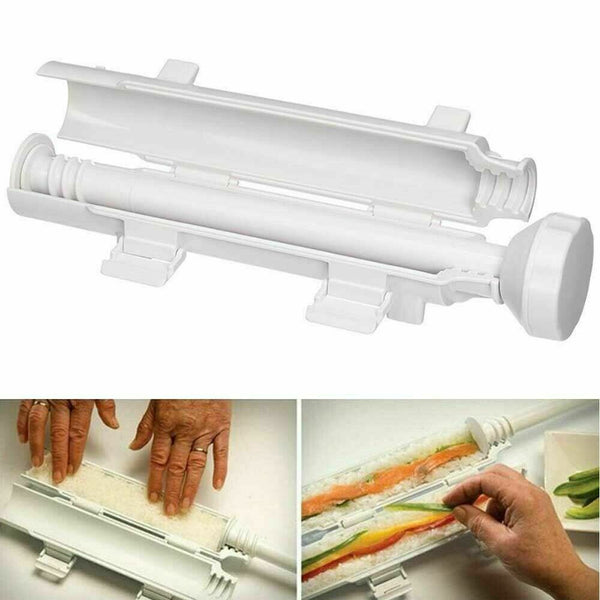 Sushi Tube Kit Machine Apparatus Rolling Rice Roller Mold DIY Maker Tool Kitchen - Lets Party