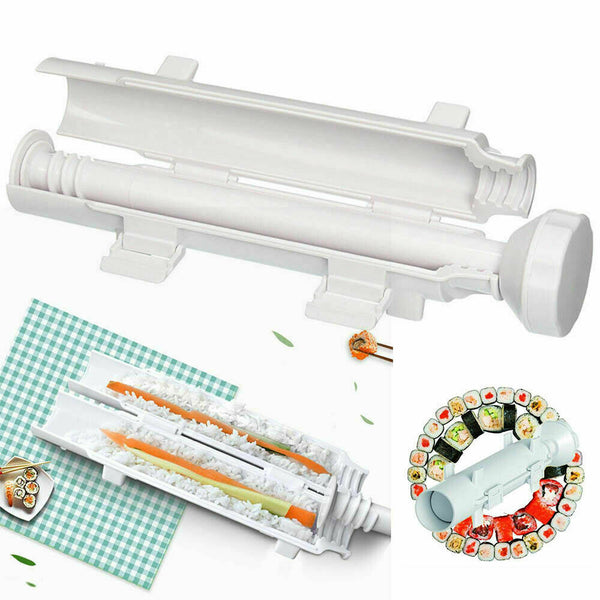 Sushi Tube Kit Machine Apparatus Rolling Rice Roller Mold DIY Maker Tool Kitchen - Lets Party