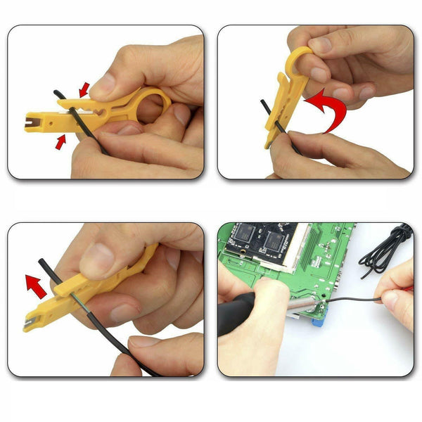 60W Electric Soldering Iron Kit Solder Welding Tool Stand Adjustable Temperature - Lets Party