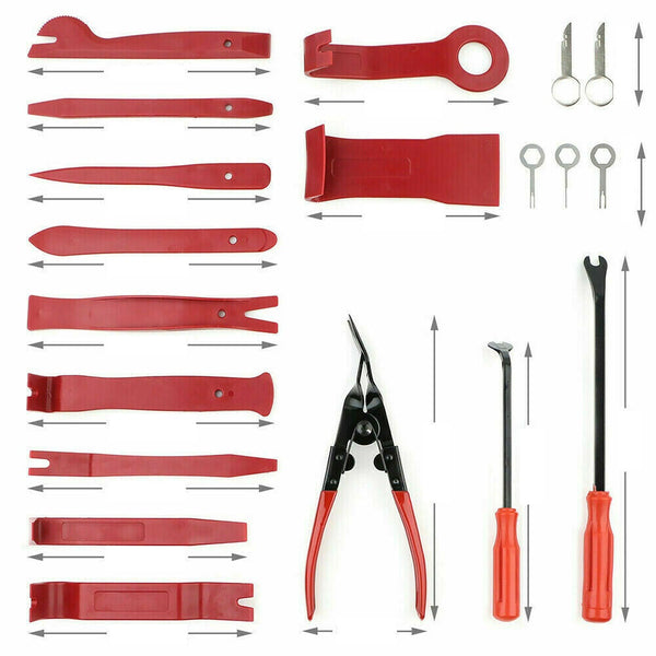 31X Car Trim Removal Tool Set Hand Tools Panel Pry Bar Door Interior Clip Kit - Lets Party
