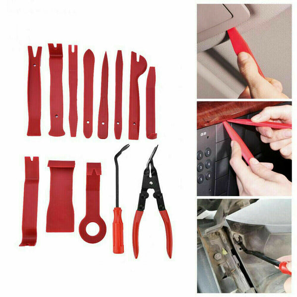 31X Car Trim Removal Tool Set Hand Tools Panel Pry Bar Door Interior Clip Kit - Lets Party