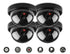 4x Dummy Fake Camera Surveillance CCTV Security Dome Camera Flashing LED Light - Lets Party