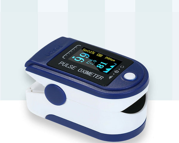 Professional Finger Pulse Oximeter Blood Oxygen Saturation Monitor Heart Rate - Lets Party