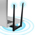 AC1200 High Power USB AC Wireless WiFi Adapter Dongle 5dBi Dual Antenna 802.11AC - Lets Party