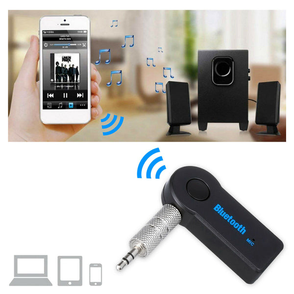 Wireless Bluetooth 3.5mm AUX Audio Music Receiver Stereo Home Car Adapter - Lets Party