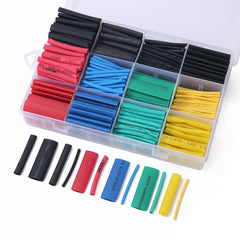 530PCS Heat Shrink Tubing Tube Set 2:1 Assortment Wire Cable Wrap Insulation Kit