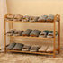 3 Tiers Layers Bamboo Shoe Rack Storage Organizer Wooden Shelf Stand Shelves - Lets Party
