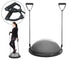 Pilates Bosu Balance Ball Gym Training Exercise Half Fitness w/ Pump & Band Yoga - Lets Party