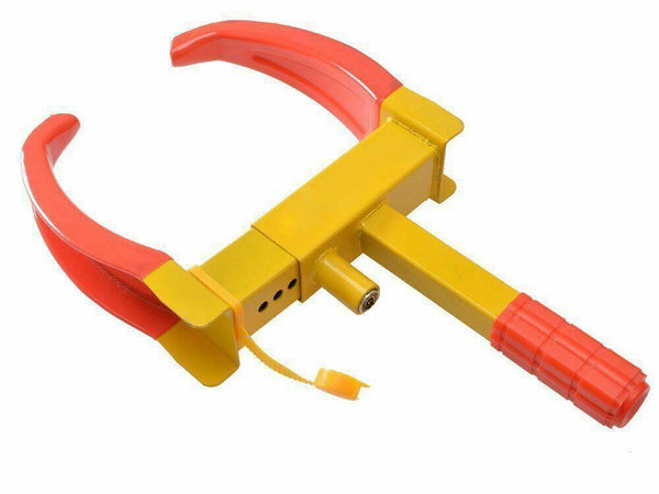 Heavy Duty Wheel Clamp Lock Vehicle Caravan Car Security Anti-theft w/ 2 keys - Lets Party