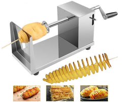 Potato Twister Tornado Slicer Cutter Vegetable Spiral Machine Stainless Steel