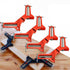 4-Piece Corner Clamp 90 Degree Right Angle Outside Vise Frame Holder Timber Work - Lets Party