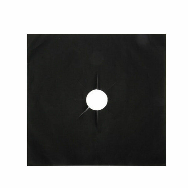 4X Reusable Stove Clean Mat Kitchen Foil Gas Oil Protector Liner Burner Cover  - Lets Party