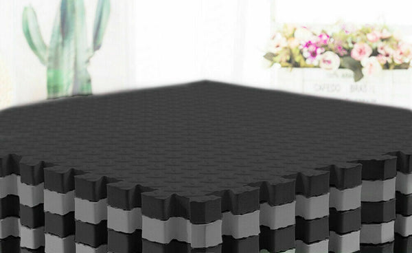 Interlocking Heavy Duty EVA Foam Gym Flooring Mat Floor Mats Tiles - Lets Party