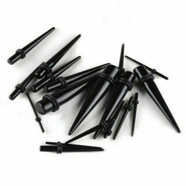 36pcs Ear Stretching Kit Plug Set Stretch Ear Taper Stretcher Expander Tapers - Lets Party