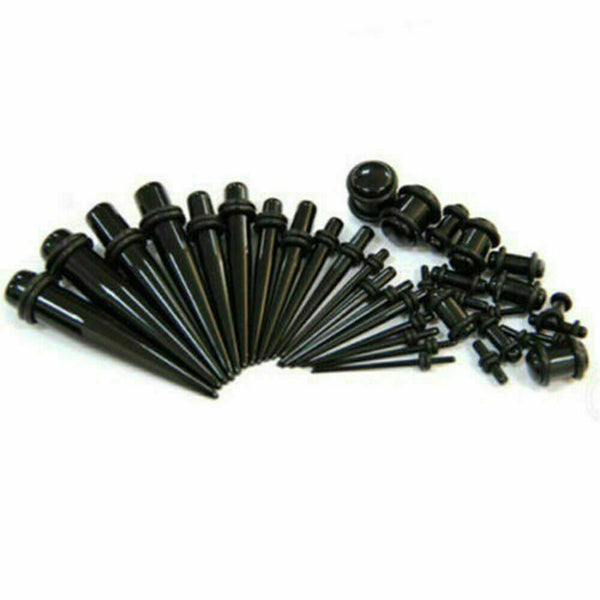 36pcs Ear Stretching Kit Plug Set Stretch Ear Taper Stretcher Expander Tapers - Lets Party