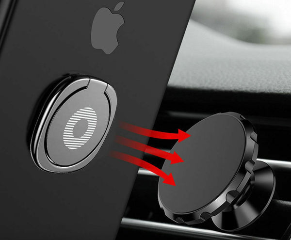iRing Phone Ring Finger Holder Car Mount Hook iPhone Stand Mobile Grip GPS iPad - Lets Party