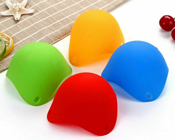 4pcs Silicone Egg Poacher Poaching Pods Pan Poached Cups Moulds For Kitchen - Lets Party