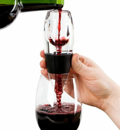 New Magic Decanter Essential RED Wine Aerator and Sediment Filter - Lets Party