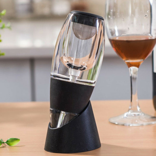 New Magic Decanter Essential RED Wine Aerator and Sediment Filter - Lets Party