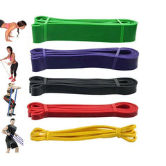 Set of 5 Heavy Duty Resistance Band Loop Power Gym Fitness Exercise Yoga Workout