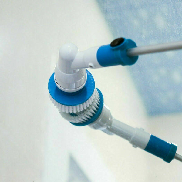Turbo Spin Scrub Mop Bath Cleaning Brush High Floor Scrubber Hurricane Home - Lets Party