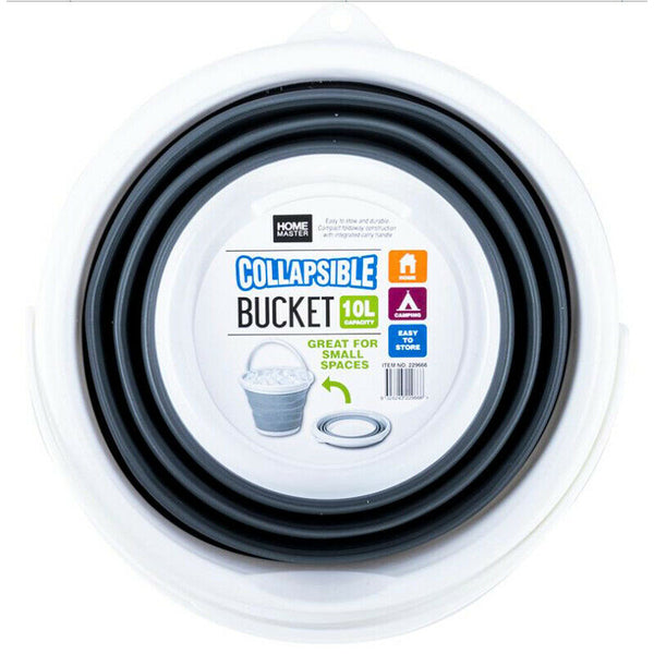 10L Collapsible Bucket Folding Silicone Water Tank Bucket for Camping Fishing - Lets Party