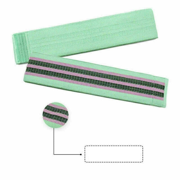 Resistance Booty Bands Set-3 Hip Circle Loop Bands Workout Exercise Guide & Bag - Lets Party