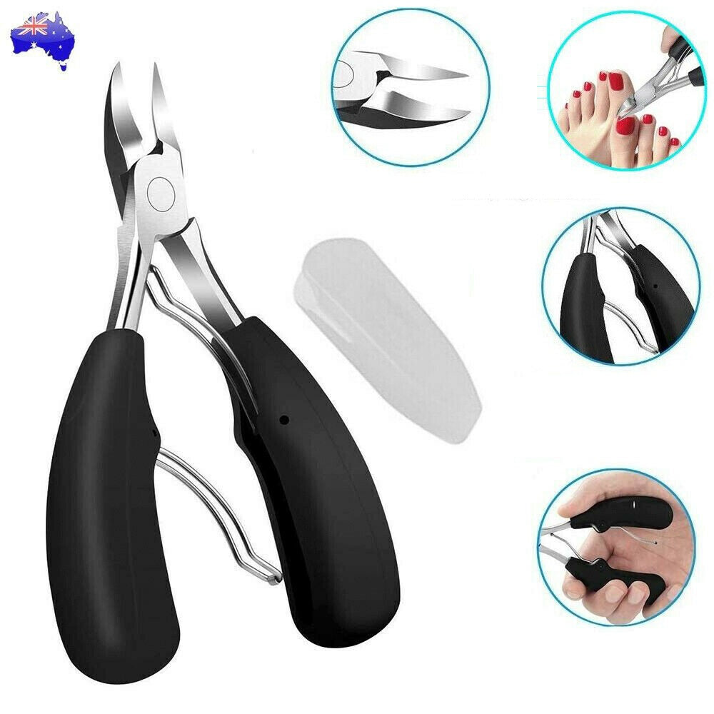 Toe Nail Cutter Clipper Nipper Chiropody Fungus Ingrown Scissors Tool Heavy Duty - Lets Party