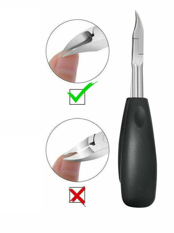Toe Nail Cutter Clipper Nipper Chiropody Fungus Ingrown Scissors Tool Heavy Duty - Lets Party