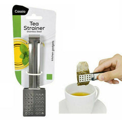 STAINLESS STEEL TEABAG SQUEEZER Tea Bag Squeeze Holder Strainer Cup