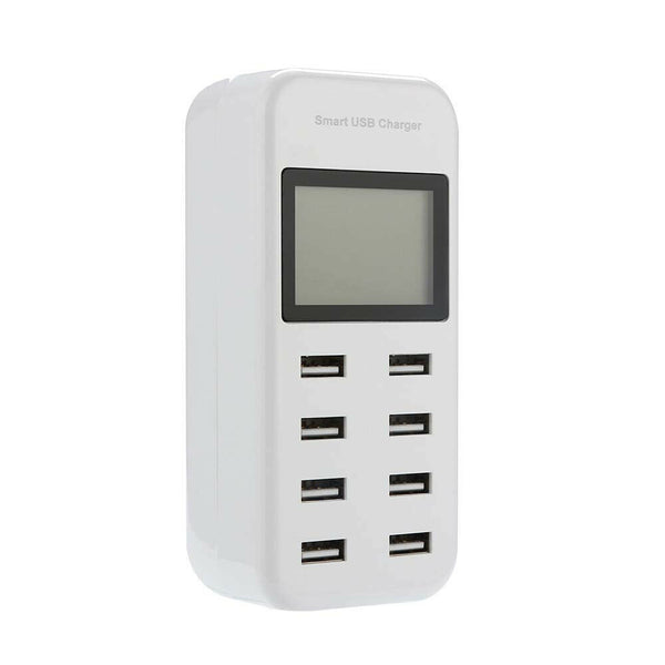 8 Port Smart USB Fast Charging Station Wall Charger for iPhone iPad Samsung - Lets Party