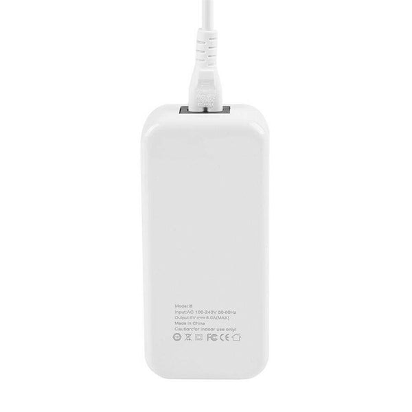 8 Port Smart USB Fast Charging Station Wall Charger for iPhone iPad Samsung - Lets Party