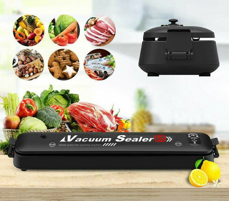 Home Kitchen Vacuum Food Sealer Machine Storage Packaging Saver Heat - Lets Party