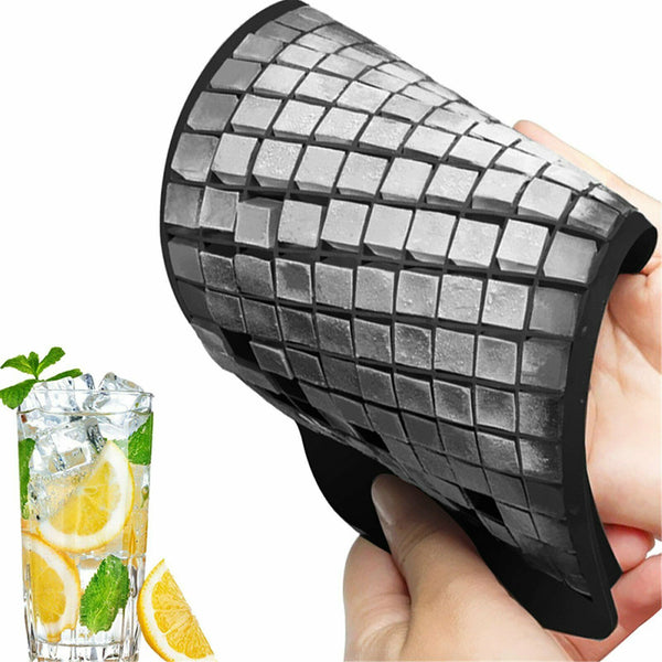 160 Silicone Mini Ice Cube Tray Frozen Cube Molds Mould Kitchen Bar Tool - Lets Party