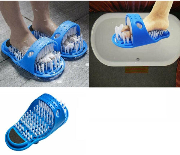 Shower Feet Foot Scrubber Massager Cleaner Exfoliating Washer Wash Slipper Brush - Lets Party