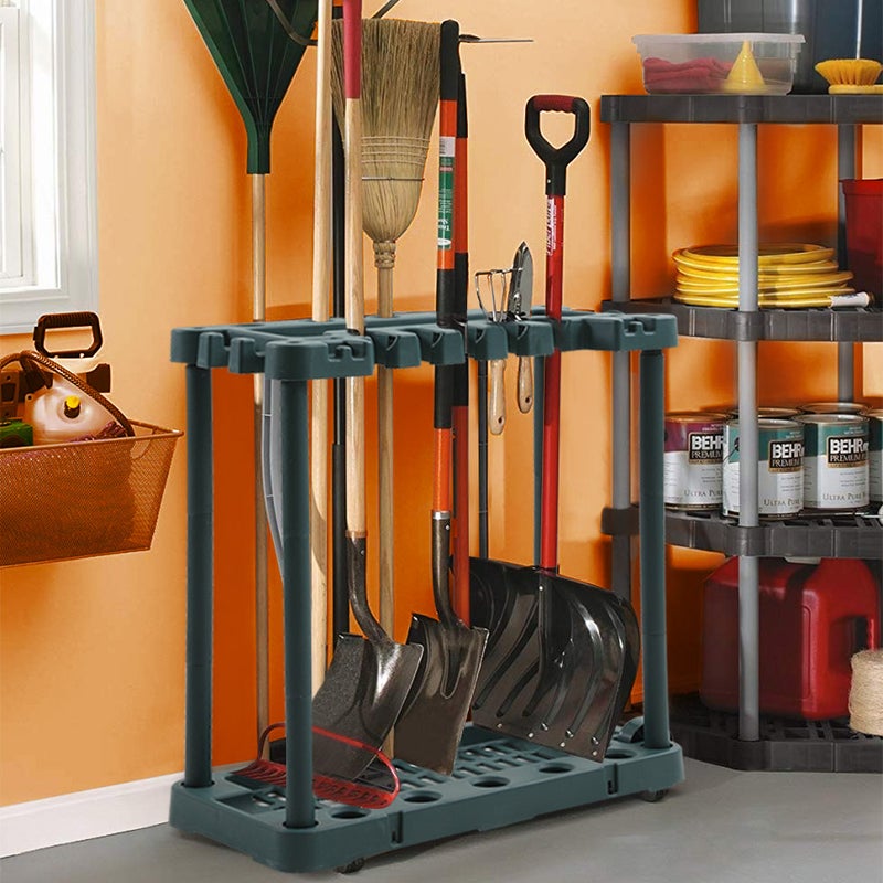 Garden Farm Shed Garage Tools Storage Rack Long Short Handles Organizer Holder - Lets Party