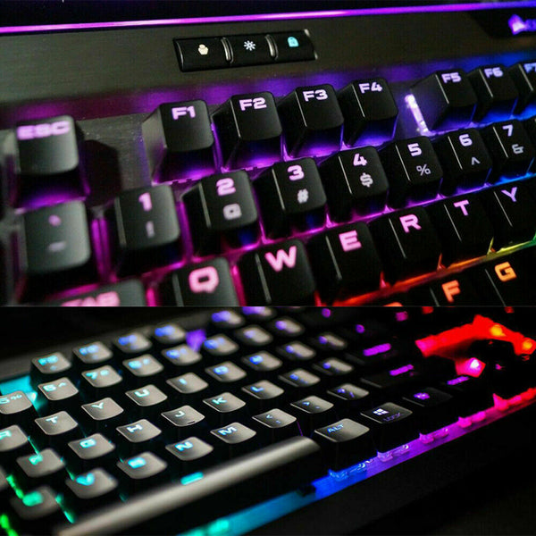 T6 Gaming Keyboard and Mouse Set Rainbow Backlight Usb Ergonomic for PC Laptop - Lets Party