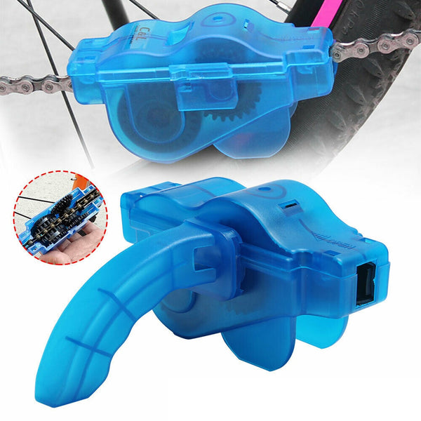Bicycle Chain Cleaner Bike Wash Tool Cycling Scrubber Cleaning Brushes Wheel - Lets Party