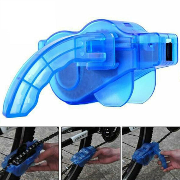 Bicycle Chain Cleaner Bike Wash Tool Cycling Scrubber Cleaning Brushes Wheel - Lets Party