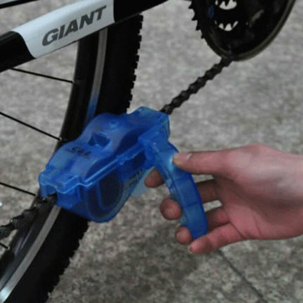 Bicycle Chain Cleaner Bike Wash Tool Cycling Scrubber Cleaning Brushes Wheel - Lets Party