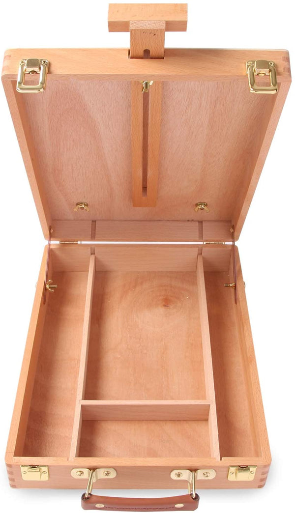 Portable Folding Easel Art Drawing Painting Table Desktop Skech Box Board Wood - Lets Party