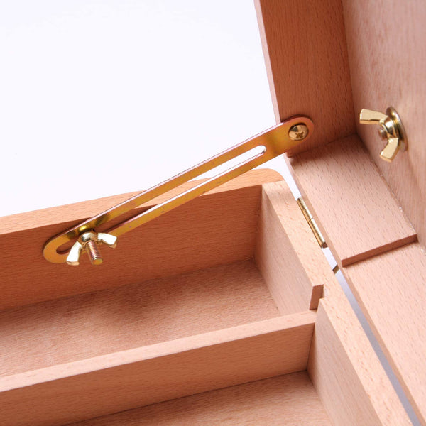 Portable Folding Easel Art Drawing Painting Table Desktop Skech Box Board Wood - Lets Party