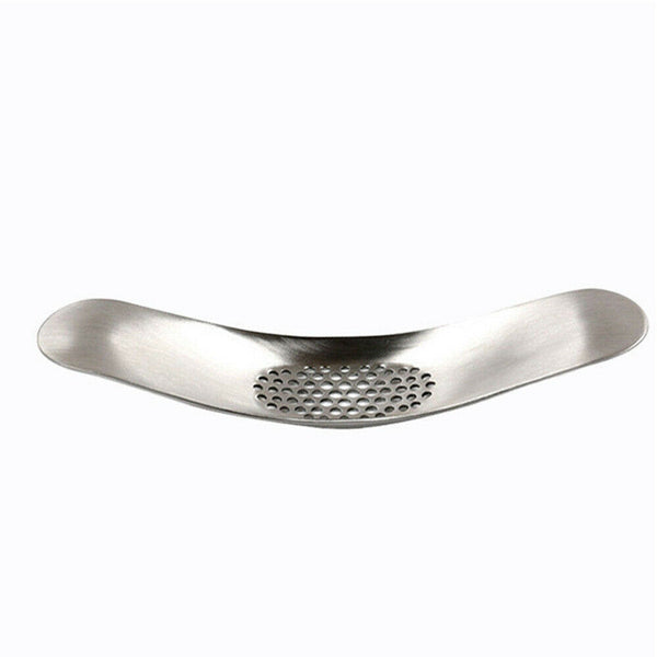 Stainless Steel Rocker Rocking Garlic Press Crusher Home Kitchen Mincer Squeezer - Lets Party
