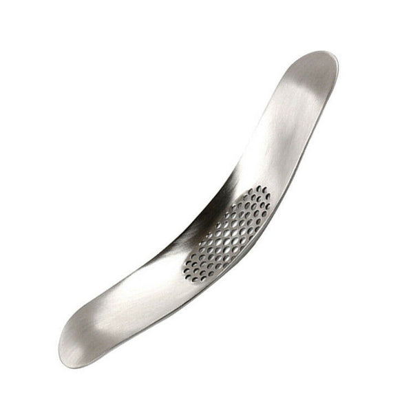 Stainless Steel Rocker Rocking Garlic Press Crusher Home Kitchen Mincer Squeezer - Lets Party