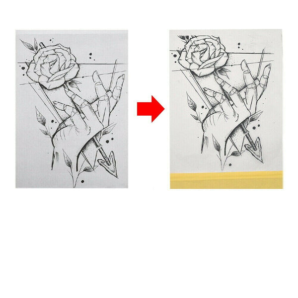 Tattoo Stencil Transfer Paper Spirit Thermal Carbon Tracing Copier Kit - Lets Party