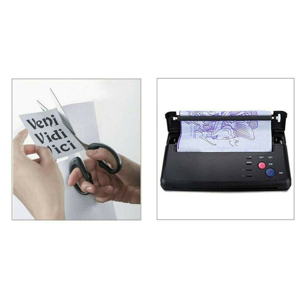 Tattoo Stencil Transfer Paper Spirit Thermal Carbon Tracing Copier Kit - Lets Party