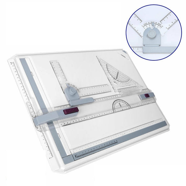 PRO A3 Drawing Board Table with Parallel Motion and Adjustable Angle Drafting AU - Lets Party